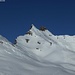 La Fava, sommet d'hiver  (pointe neigeuse du milieu)
