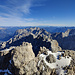 Blick nach Westen in die Marmarole Gruppe