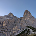 Wir sind wieder am Rifugio Venezia angelangt.<br />Schon eine Pionierleistung von John Ball, hier das Band für den Durchstieg zu finden