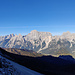 Die Croda Marcora thront hoch über dem Val di Cadore