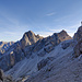 Blick aus der Forcella la Porta nach Südosten
