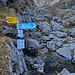 Der Abzweig zum Zuestoll und im Hintergrund der Schibenstoll.