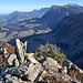 Aussicht vom Schörizflue N-Gipfel nach NE Richtung Eriz, Schangnau und Entlebuch, am Horizont von rechts u.a. Hohgant, Schratteflue, Schafmatt und Beichle