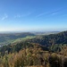 Im Tal wohl Sitzenkirch, im Hintergrund die Vogesen<br /><br />