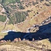 Tiefblick auf die Alp Vals