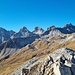 Ausblick vom Piz Calandari zu den Splügener Kalkbergen
