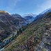 Sur le sentier menant au Sänntumbach (vue arrière).