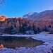 arriviamo al lago giusto poco prima...