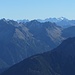 Durchblick in die Zentralalpen
