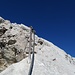 Das letzte Steilstück zur Mittelspitze.