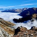 Plus haut qu'annoncé le stratus engloutissait pas moments le col de la Colombière