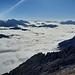 La vue en direction d'Annecy - au centre-droit la Tournette