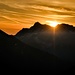 Die Zugspitze (2963 m) kurz vor Sonnenaufgang.