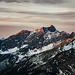 Alpenglühen an der Knittelkarspitze (2378 m).