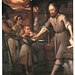 <b>Iconografia di San Lucio di Cavargna che offre il formaggio ai bisognosi.</b>