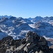 Super Aussicht vom Gipfel des Piz Valletta!