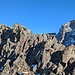 Kurz vor dem Gipfel des Piz Valletta, mit Piz Julier hinten rechts.