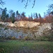 Der alte Steinbruch bei Weiler.