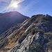lungo la cresta in direzione del Monte Tamaro