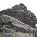 Jetzt steige ich noch auf den Dromedar-Schwanz, einen kleineren Felsen östlich des Dromedars (T3+).