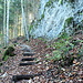 an diesen Felsen vorbei