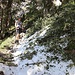 vorbei an den Lawinenschäden des frühen Wintereinbruchs