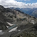 Rückblick vom Grat zu den Seen.