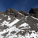 Nördliche Weitkarspitze aus dem Anstiegskar. 