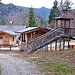 Maxhütte mit Corona Hüttchen im Winterschlaf.
