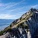 Blick voraus auf die Lattenspitze
