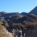 A sinistra il monte Reseda, a destra il Madonnino.