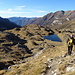 In discesa verso il lago del Poris.