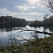 Drüben ist die Mündung der Suhre in die Aare zu erkennen.