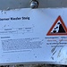 Super Hinweis, aber vielleicht wäre es besser, den am Parkplatz zu platzieren?