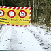 Uups, was ist das? Sperrung, heute ist Sonntag, da wird nicht gearbeitet.