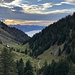 Blick Richtung nebelgefüllte Linthebene