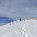 ultimi metri verso La Cima