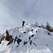 salendo verso La Cima