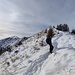 salendo verso La Cima
