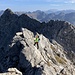 Platte vor dem Abstieg