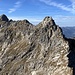Blick auf den Abstieg vom Ende der Leiter