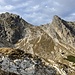 Blick auf einen der Notabstiege beim Rückweg