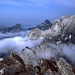 Von links nach rechts: Bettlerkarspitze,Schaufelspitze,Sonnjoch und Gamsjoch