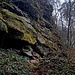 Dann ging's hinüber auf die Nordseite des Retschelfelsens. Hier ging's auf einem unmarkierten, schlechten Approachungspfad wieder zurück Richtung Westen.