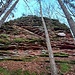 Die Südwand des Schützenfelsens.