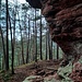 Unter dem westlichen Felsen.