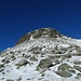 Arrivati sotto la quota 2823 m una parte proseguirà in traverso verso il Motton, altri 3  (me incluso), saliranno sul motto da destra