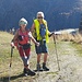 ein überraschendes, gefreutes Treffen kurz nach der Bergstation LSB Lauchernalp mit [u Willem]