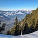 schöner Ausblick nach Buchs SG hinunter