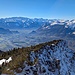 der Alpspitz Westgipfel und das Oberrheintal